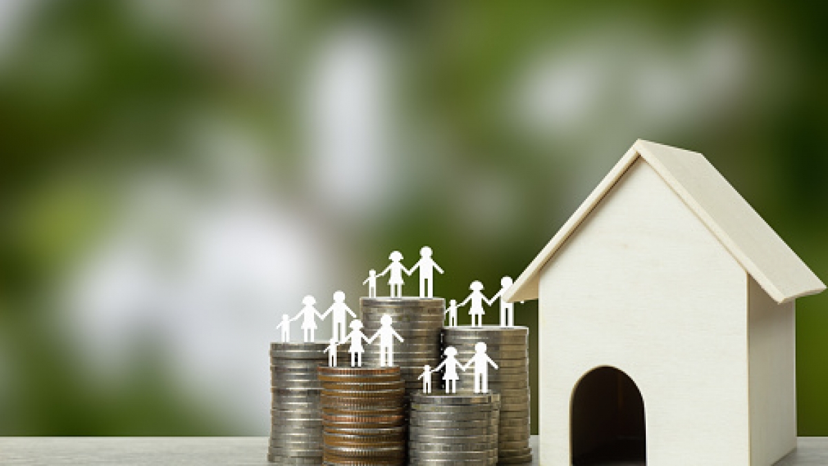 Home loans, cheap home projects, first homes to start a family concept.